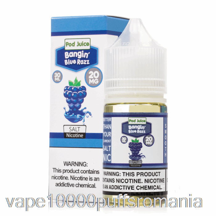 Vape Romania Bangin Blue Razz - Suc De Păstăi - 30ml 20mg